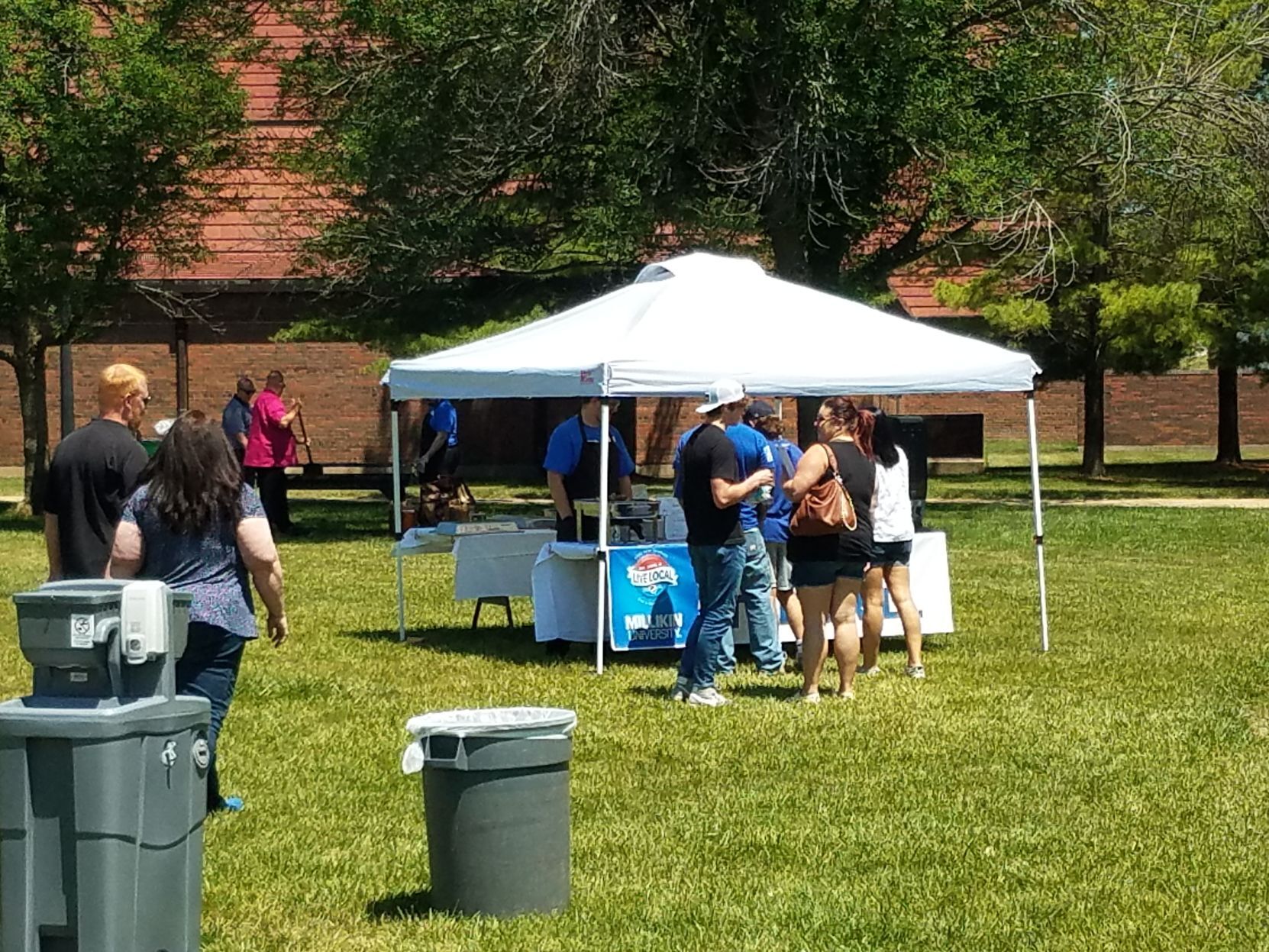 Lunch on the quad